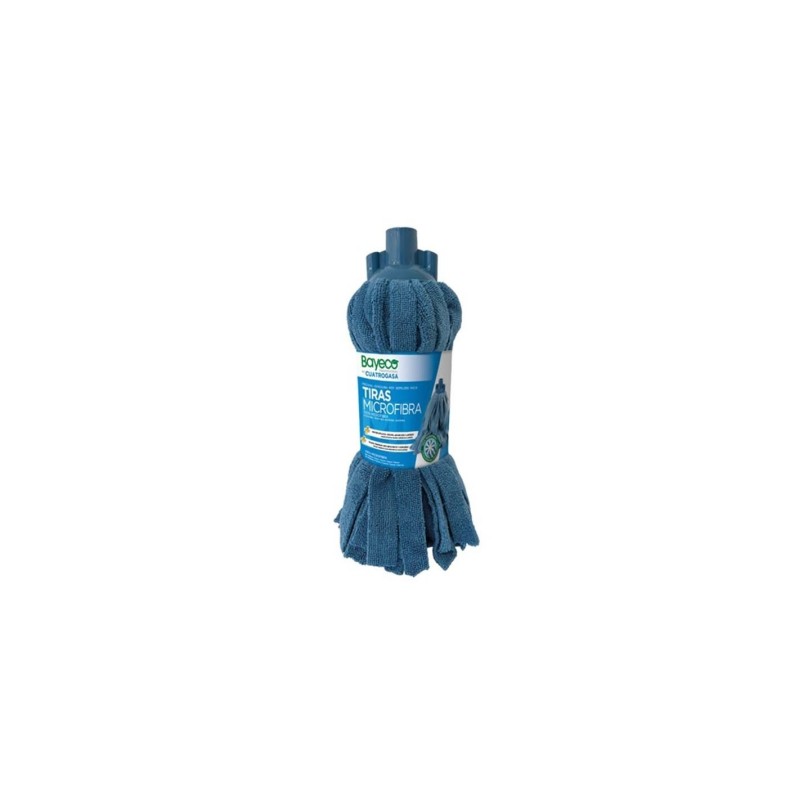 Fregona Microfibra Azul Bayeco 160 Gr. - Proveedor Lavandería Industrial