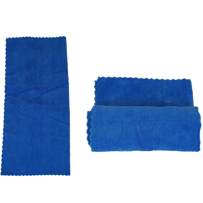 Paño microfibra ultrasonido 38x40 cm azul (12 uds) - Proveedor Lavandería Industrial