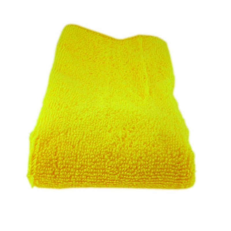 Paño microfibra 38x40 cm ultrasonido amarillo 12ud - Proveedor Lavandería Industrial