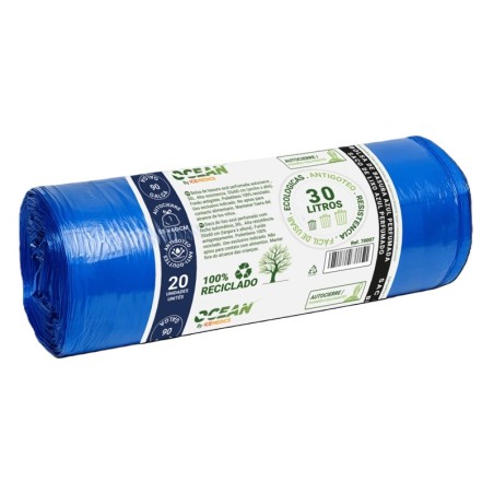 B.Basura Azul 55x60 G90 Autocierre 20R/50Caja - Proveedor Lavandería Industrial