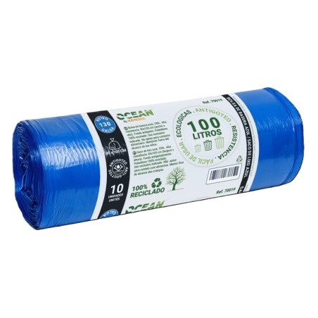 B.Basura Azul 85x105 G130 10R/25Caja - Proveedor Lavandería Industrial