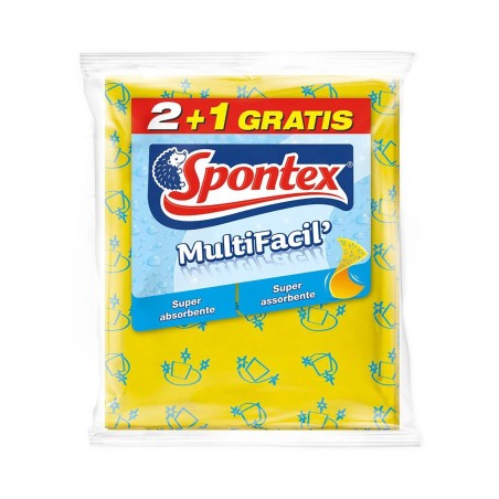 Bayeta Spontex Multifacil 35x37Cm 2+1U - Proveedor Lavandería Industrial