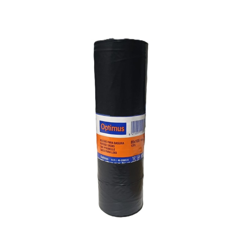 B. Basura Negra Optimus 85x105 G140 10R/28Caja. - Proveedor Lavandería Industrial