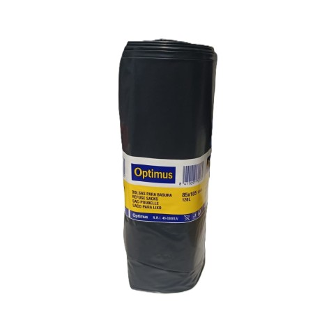 B. Basura Negra Optimus 85x105 G180 10R/24Cja. - Proveedor Lavandería Industrial