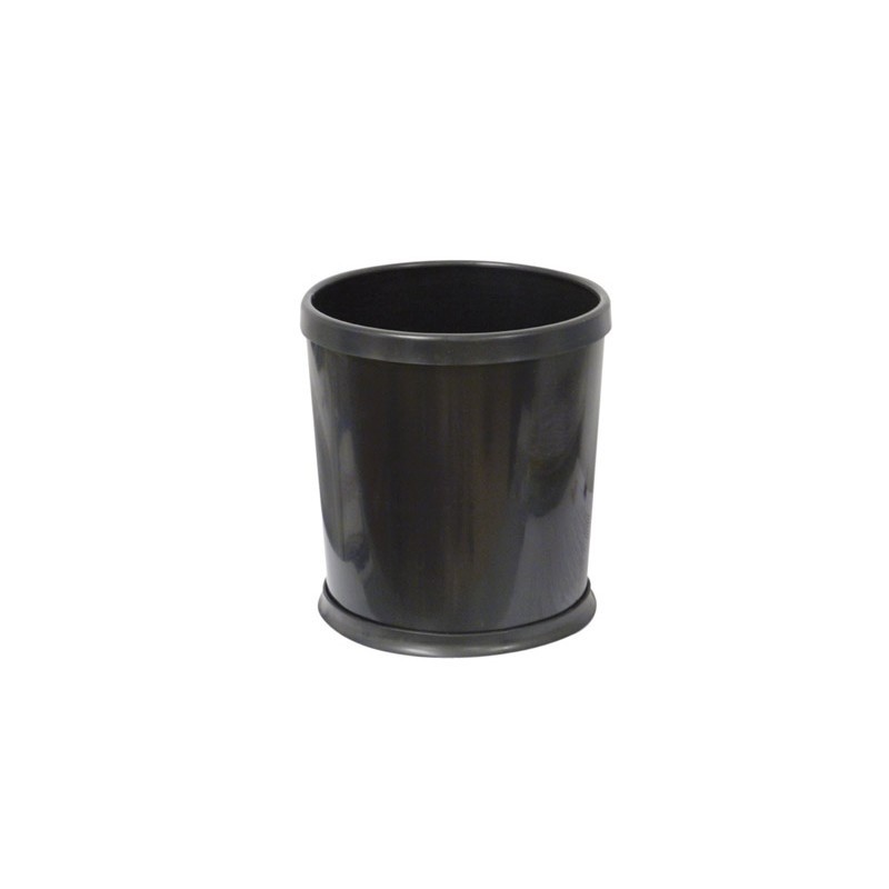 Papelera Redonda Black 12 L. - Proveedor Lavandería Industrial