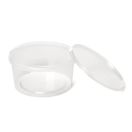 Envase PP Redondo 750Ml 50Ud + TAPAS - Proveedor Lavandería Industrial