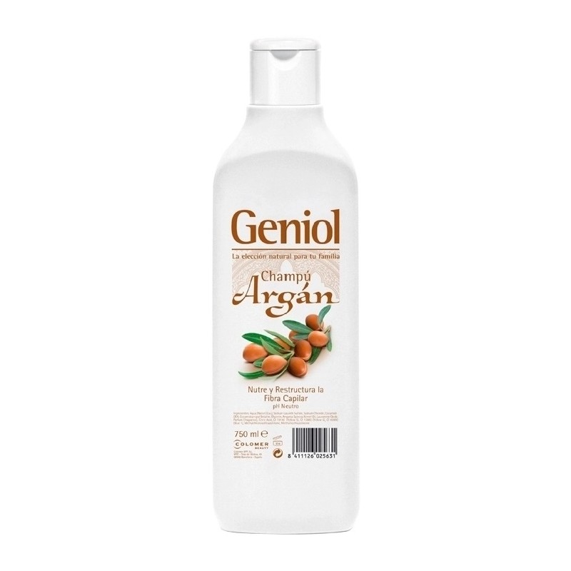 Champu Geniol Avena/Argan 750Ml. - Proveedor Lavandería Industrial