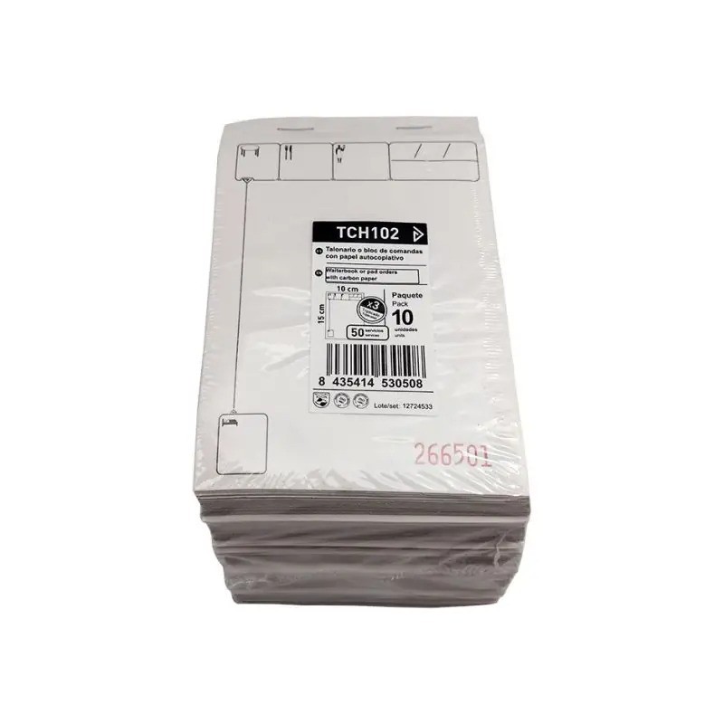 Talonario Comanda Triplicado 10x15. 10U. - Proveedor Lavandería Industrial