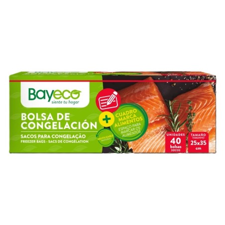 Bolsa Congelación Bayeco 40 Bolsas 25x35 - Proveedor Lavandería Industrial