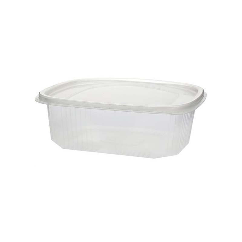 Tarrina Microondable 500Ml T/Bisagra Reutiliza 50U - Proveedor Lavandería Industrial