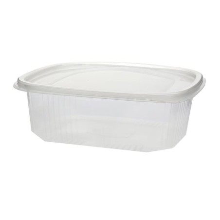 Tarrina Microondable 500Ml T/Bisagra Reutiliza 50U - Proveedor Lavandería Industrial
