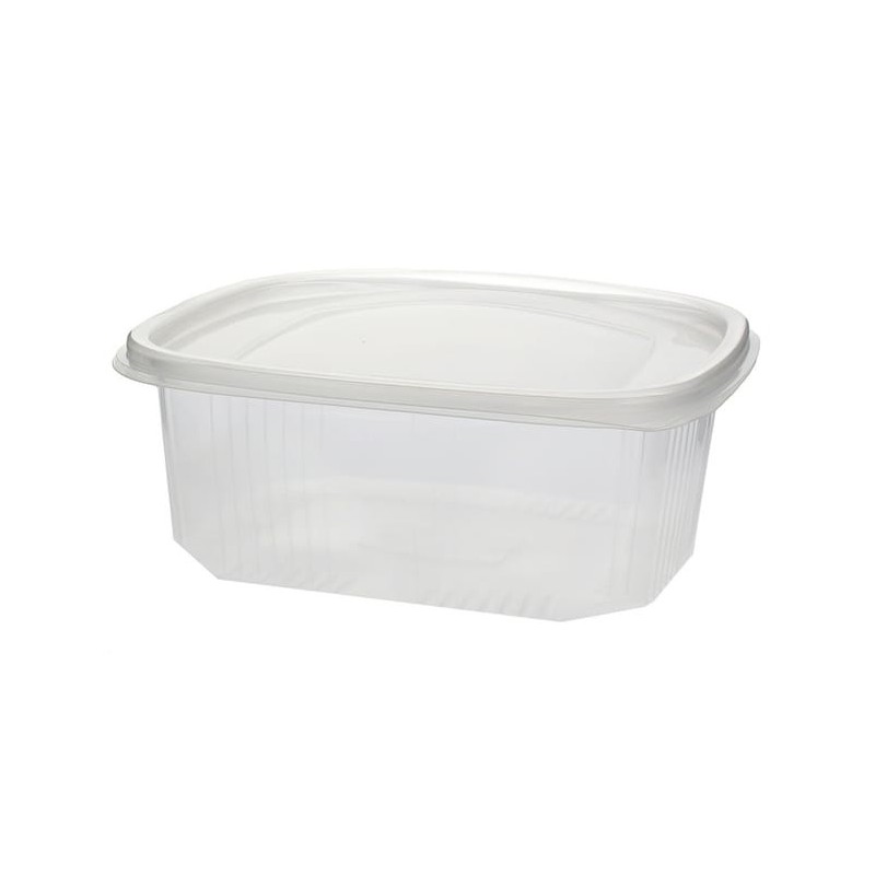 Tarrina Microondable 1500Ml T/Bisagr Reutiliza 50U - Proveedor Lavandería Industrial