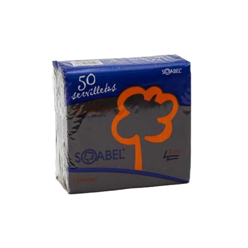 Servilletas 40x40 negras 8X100, 800 und ZZ019 - Proveedor Lavandería Industrial