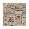 Papel parafinado periodico marron 500 und - Proveedor Lavandería Industrial