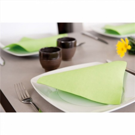 Servilletas Ecolabel Verde Anís 39X39 Tissue - Proveedor Lavandería Industrial