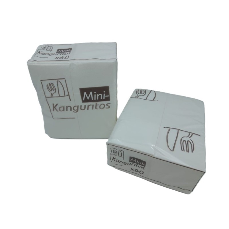 Mini Kangurito 33x40 Blanco 600 U. - Proveedor Lavandería Industrial