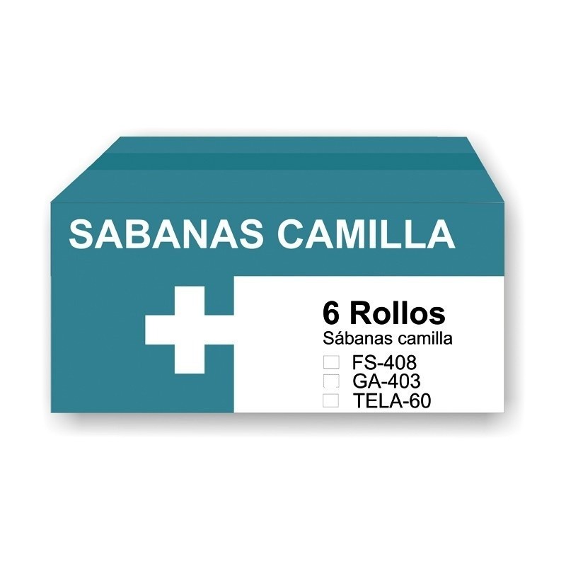 Rollo Camilla Tela 40x59 6 rollos/ caja - Proveedor Lavandería Industrial