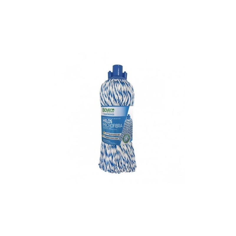Fregona Hilos Microfibra Bicolor Bayeco 160Gr - Proveedor Lavandería Industrial