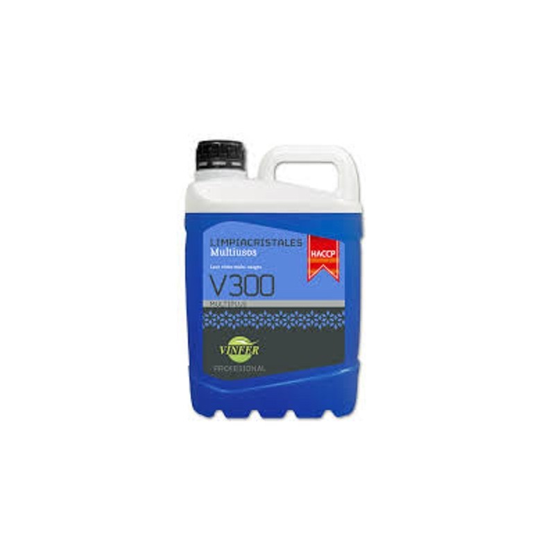 Limpiacristales Multiusos V300 5 L. - Proveedor Lavandería Industrial