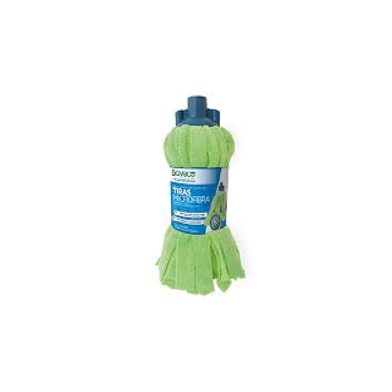 Fregona Microfibra Verde Bayeco 160 Gr. - Proveedor Lavandería Industrial