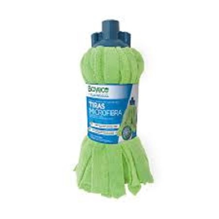 Fregona Microfibra Verde Bayeco 160 Gr. - Proveedor Lavandería Industrial