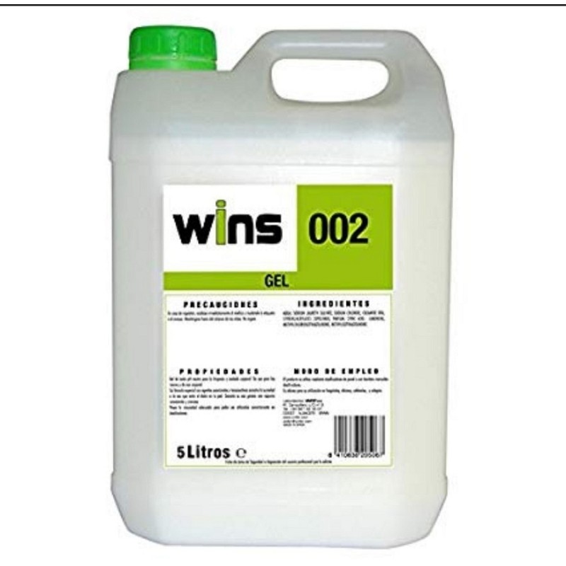 Gel de manos 002 wins 5 litros - Proveedor Lavandería Industrial