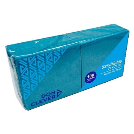 Servilleta 20x20 Turquesa 3200Ud 32x100Ud - Proveedor Lavandería Industrial