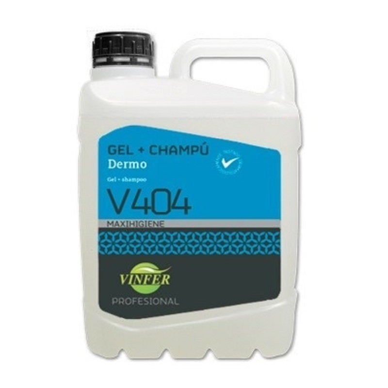 Gel + champu V404 5L Vinfer Profesional - Proveedor Lavandería Industrial