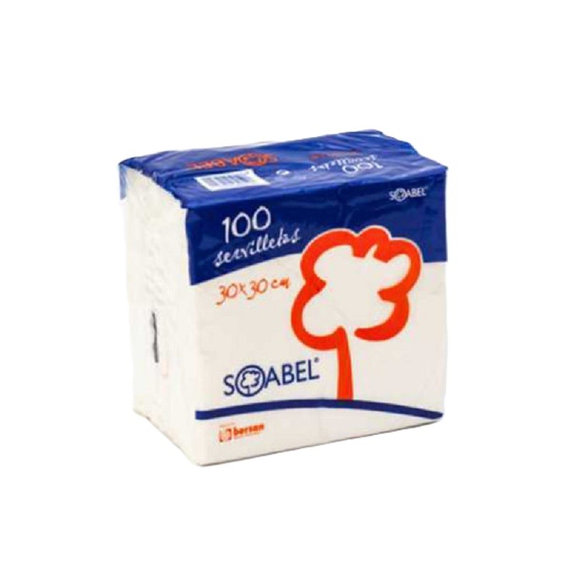Servilleta 2C 30x30 Cenefa Blanca 48x100 - Proveedor Lavandería Industrial