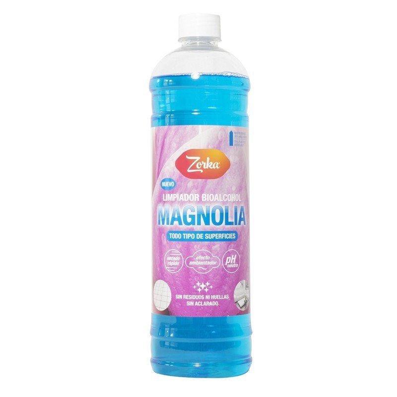 Limpiador Bio-Alcohol Magnolia Zorka 1L. - Proveedor Lavandería Industrial