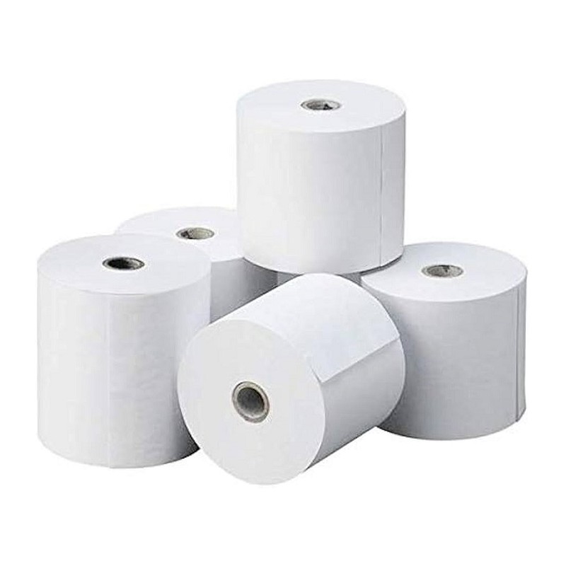 Papel Térmico Blanco 80 mm. - Proveedor Lavandería Industrial
