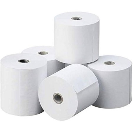Papel Térmico Blanco 80 mm. - Proveedor Lavandería Industrial