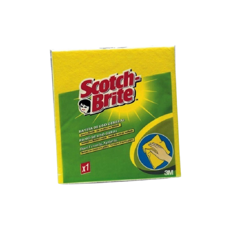 Bayeta Amarilla Scotch Brite 36x40cm. - Proveedor Lavandería Industrial