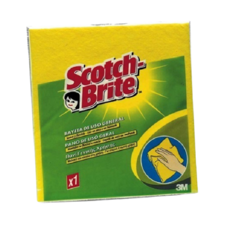 Bayeta Amarilla Scotch Brite 36x40cm. - Proveedor Lavandería Industrial