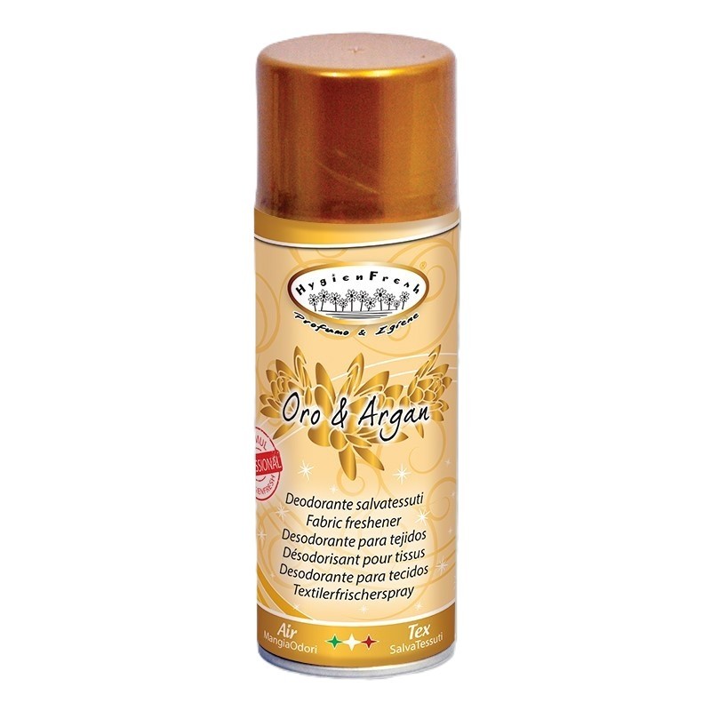 Spray Deodorante  -Oro & Argan- 400 ml - Proveedor Lavandería Industrial