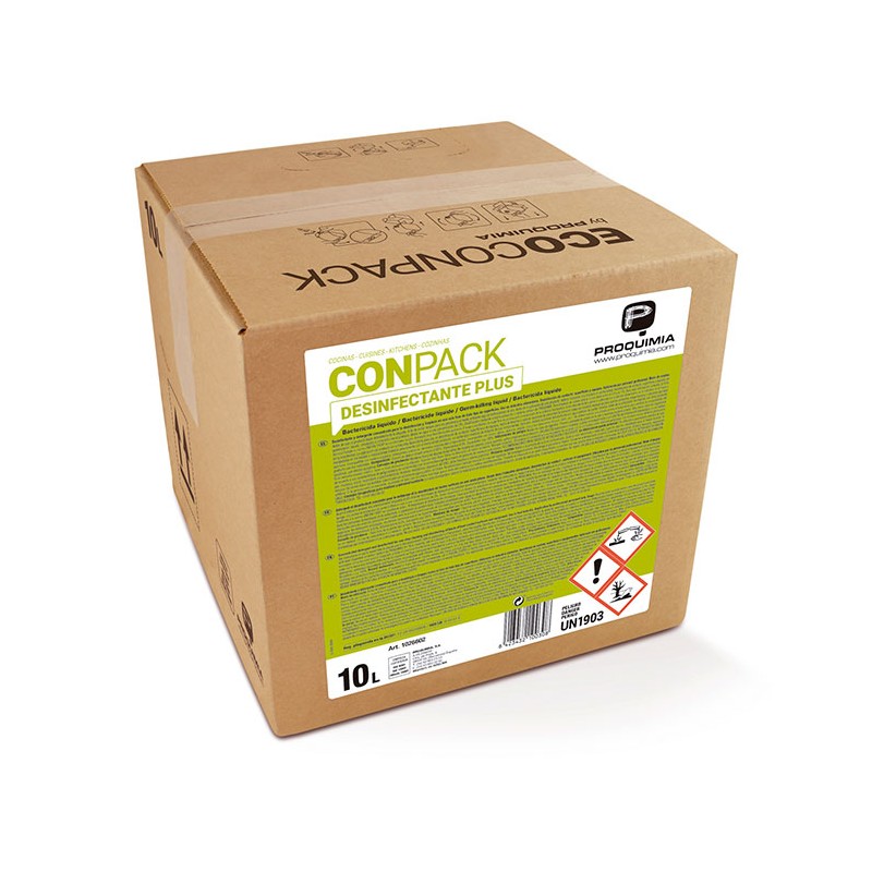 Desinfectante Conpack Desinfectante Plus 10 L. - Proveedor Lavandería Industrial