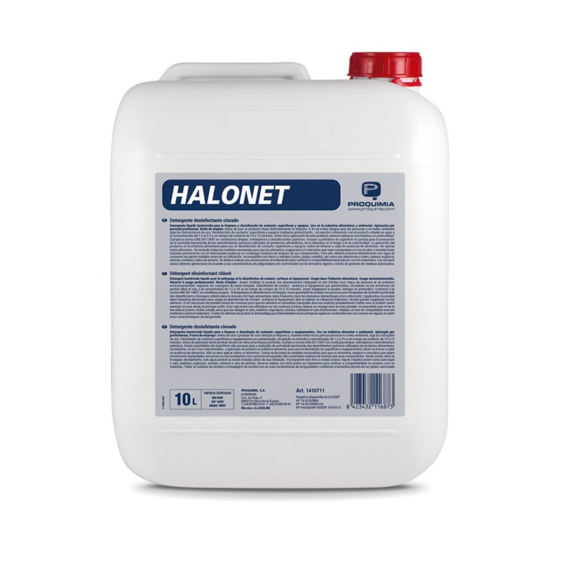 Desinfectante Halonet 10 L. - Proveedor Lavandería Industrial