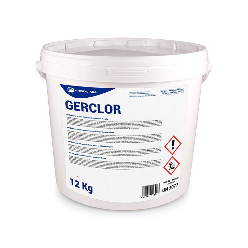 Gerclor 12 kg - Proveedor Lavandería Industrial