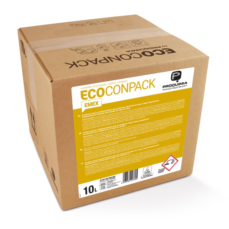 ECOCONPACK EMEX CAJ-10L. - Proveedor Lavandería Industrial