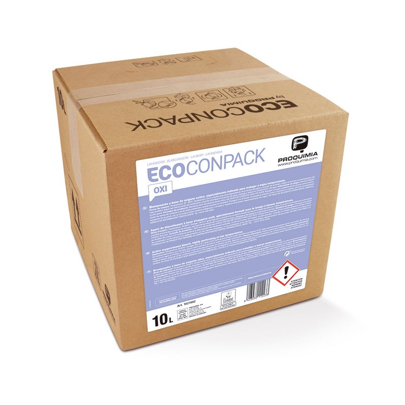 ECOCONPACK OXI CAJ-10L. - Proveedor Lavandería Industrial