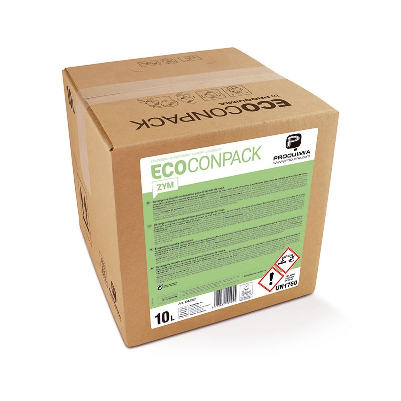 ECOCONPACK ZYM CAJ-10L. - Proveedor Lavandería Industrial