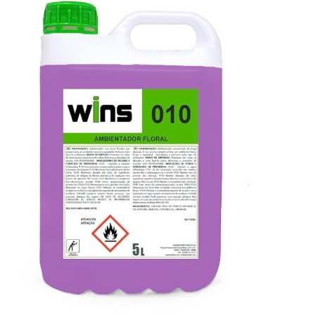 Ambientador  Floral  010 Wins 5 L. - Proveedor Lavandería Industrial