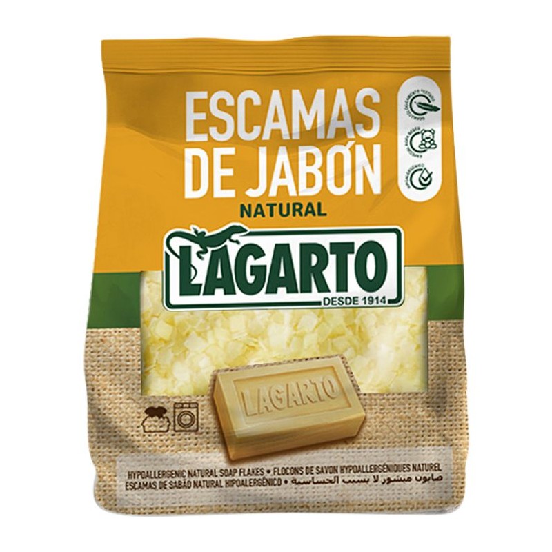 Escamas De Jabón Natural Lagarto 400 Gr. - Proveedor Lavandería Industrial