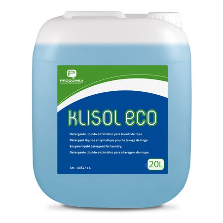 Detergente Liquido Enzimatico Klisol Eco 20 L. - Proveedor Lavandería Industrial