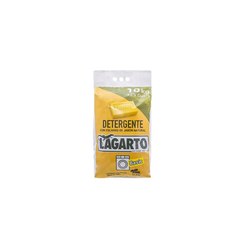 Detergente En Polvo Jabón Natural Lagarto 10 Kg. - Proveedor Lavandería Industrial