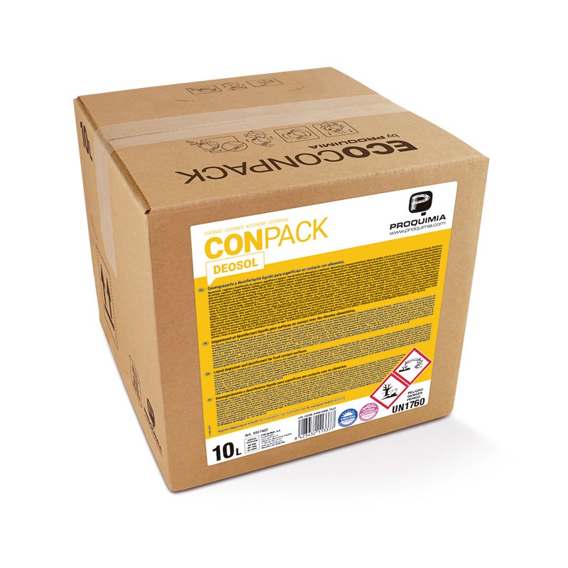 Detergente desinfectante Conpack Deosol 10 lt. - Proveedor Lavandería Industrial
