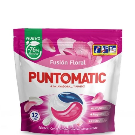 Detergente en capsulas ropa frescor PUNTOMATIC 12 - Proveedor Lavandería Industrial