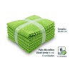 Paño Microfibra 35x40 Verde (6 Und) - Proveedor Lavandería Industrial