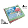 Bayetas Microfibra Multizona Bayeco 40x35cm 4ud - Proveedor Lavandería Industrial