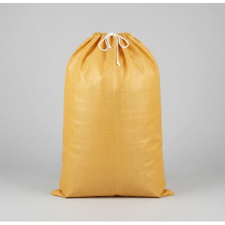 Saco Plano  Polipropileno 80 x100 cms  AMARILLO - Proveedor Lavandería Industrial